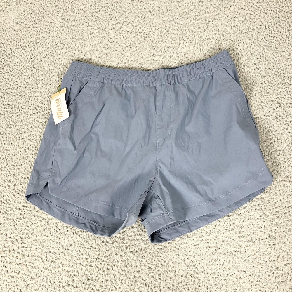 Marsh Wear Prime Shorts Mens XL Blue Bluefin Quick Dry Stretch Outdoor
